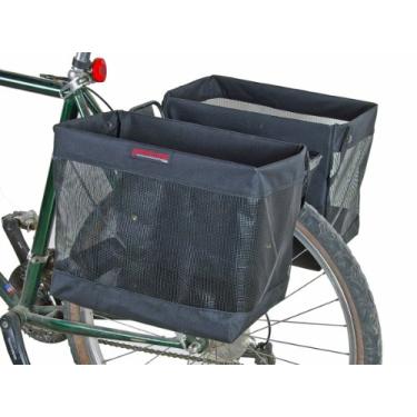 Imagem de Bushwhacker Omaha – Bicicleta Pannier para ciclismo, cesta, bicicleta, bolsa traseira, acessórios – Vendido como par