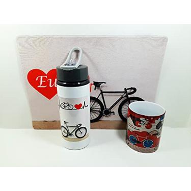 Imagem de Kit Presente para Ciclistas Amo Minha Bike Personalizado