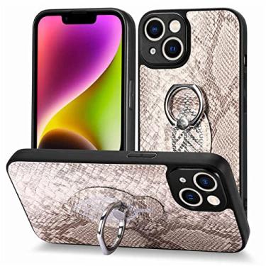 Imagem de Para Samsung Galaxy S23 Ultra S22 Plus S21 S20 FE S10 S10E S9 S8 Note 20 Ring Holder Phone Case Capa de couro magnética, cinza, para Samsung S10E
