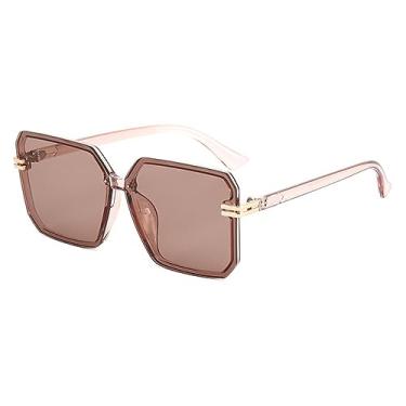 Imagem de Óculos de Sol Retangulares Mulheres Homens Produtos Óculos de Sol Driving Oculos De Sol,toucha,chá,tamanho único