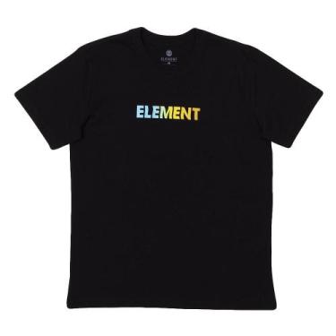 Imagem de Camiseta Element Summer Crew Masculina Preto