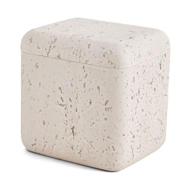 Imagem de Pote Decorativo com Tampa Bege 9,5cm 17608 Mart