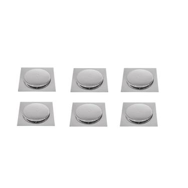 Imagem de Kit C/ 6 Un Ralo Inteligente Inox (3 De 10cm. 3 De 15cm)