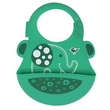 Imagem de Marcus e Marcus Babador em Silicone, Verde (Elefante), 6+ Meses