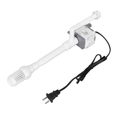 Imagem de Bomba de filtro de peixe, 8,5 x 4,1 x 11,8 cm 10 W conveniente bomba de água de peixe seis pás filtro de segurança plástico durável circulação de água prevenção mudo resistente a álcalis Energ