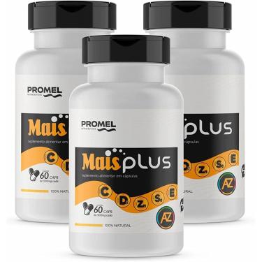Imagem de Kit Com 3 Mais Plus A a Z 60 Capsulas de de 500mg Promel-Unissex