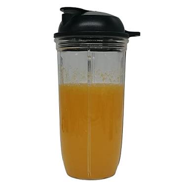 Imagem de Copo de viagem de substituição de 940 ml com tampa para viagem, compatível com o liquidificador NutriBullet Combo Motor Base NBC-12A e compatível com Nutribullet Select 2.0 1000-Watt Personal