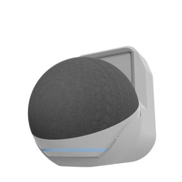 Imagem de Splin Suporte All In One Tomada Para Smart Speaker Alexa Echo Dot 5 - Amazon - Modelo Compacto Fonte Horizontal (branco)