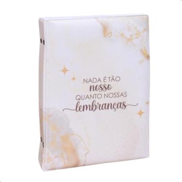 Imagem de Pirlim Foto - Álbum Fotográfico 15x21 para 100 Fotos LEMBRANÇAS BRANCO Adulto Momentos Viagens
