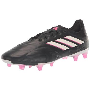Imagem de adidas Tênis adulto unissex Copa Pure.2 Firm Ground, Preto/Zero metálico/Team Shock Pink, 12 Women/11 Men