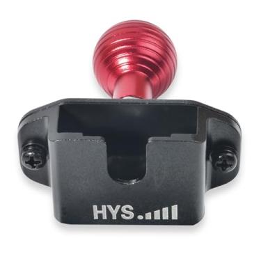 Imagem de HYS Suporte de rádio/microfone 25 mm/0,98 polegadas, acessório de substituição, walkie talkie/microfone/microfone de rádio móvel, suporte 3 em 1, compatível com Baofeng Quansheng Motorola YAESU rádio