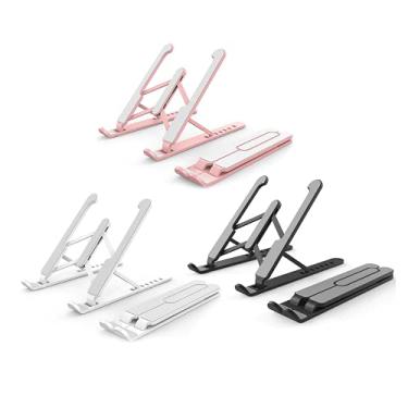 Imagem de Suporte P/Notebook - Regulável, Ergonômico e Portátil (ROSA)
