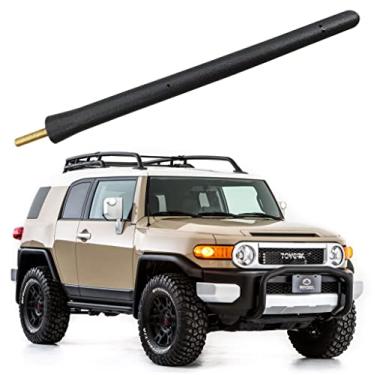 Imagem de Antena curta para rádio Toyota FJ Cruiser (2007-2015) Recepção premium – 16 cm à prova de lavagem de carro, substituição interna de mastro de antena de bobina de cobre