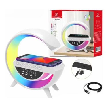 Imagem de Caixa De Som Smart Com Carregador De Indução Portatil - SHOPBR