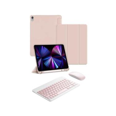 Imagem de Capa Com Teclado E Mouse Bluetooth P/ Tablet Galaxy S8 Ultra Sm-x900 -