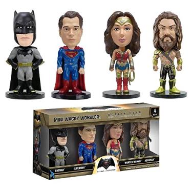 Imagem de Funko 599386031 - Pack de 4 figuras Batman vs Superman Mini bobblehead 7,5 cm
