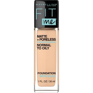 Imagem de Base Para Roso Maybelline Fit Me Mate+Poreless - 124 Soft Sand