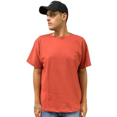 Imagem de Camiseta Masculina Plus Size Fatal Surf Prima24 Vermelho Tijolo 29797