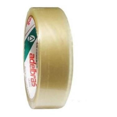 Imagem de Fita Transparente 24mm X 50 Metros Kit C/5 Rolos - ADELBRAS