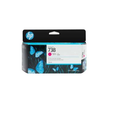 Imagem de Cartucho de Tinta HP 738 Ciano PLUK 130ML 498N5A