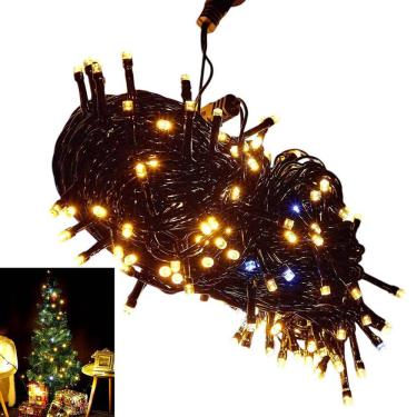 Imagem de Pisca Pisca 100 Led Natal Natalino 10 Metros Decoraçao Enfeite Arvore Janela Porta Entrada Casa Loja