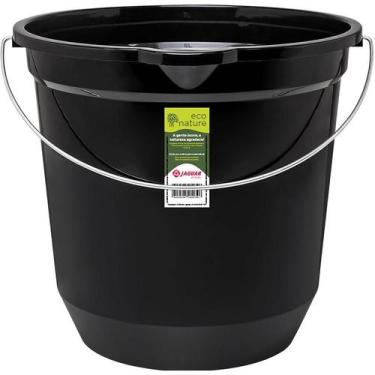 Imagem de Balde 7,5 Litros Preto Eco Nature Jaguar