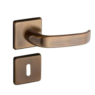 Imagem de Fechadura 413 com Roseta Bronze Oxidado Interna - Pado