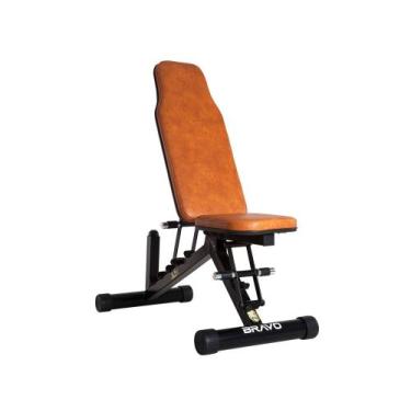 Imagem de Banco Regulável 0º A 90 graus Bravo Fitness Profissional Residencial E