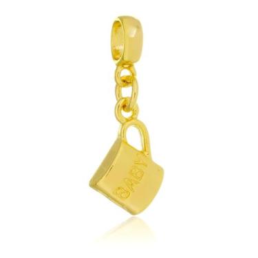 Imagem de Berloque Canequinha Bebê Banhado a Ouro 18k - Work Semijoias