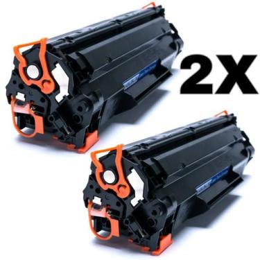 Imagem de KIT 2 Toner Compatível Universal Ce285a cb435a cb436a Para P1102w M113