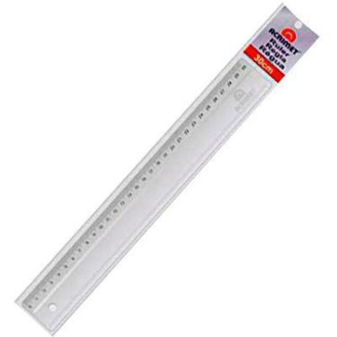 Imagem de Régua de 30 Cm Poliestireno Cores Sortidas - Acrimet, CRISTAL