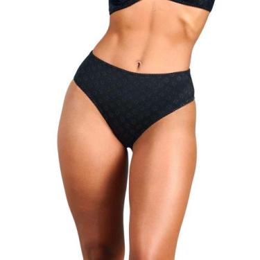 Imagem de Calcinha com Bordado Duloren 129944 Lycra, Preto, EG