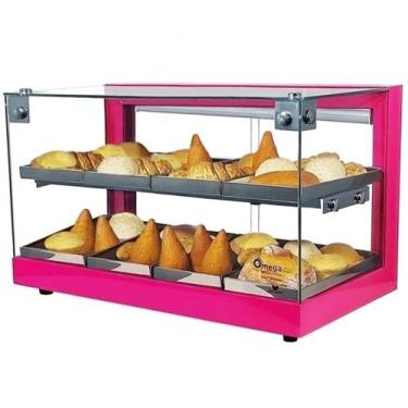 Imagem de BD8 - Estufa Beta para salgados de 8 bandejas Dupla ROSA - 220V - Omeg