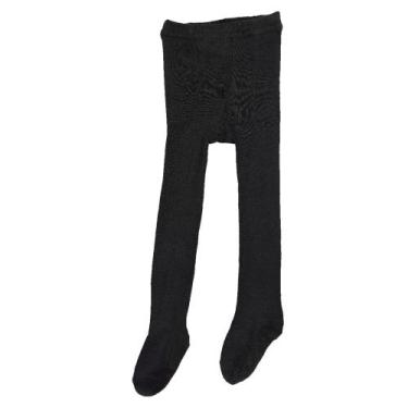 Imagem de Meia Calça Infantil Menina Menino Lisa Grossa Inverno Proteção Frio - 