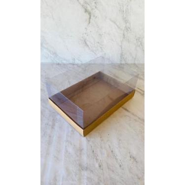 Imagem de 10 caixas para presente Kraft e acetato - dalapack embalagem