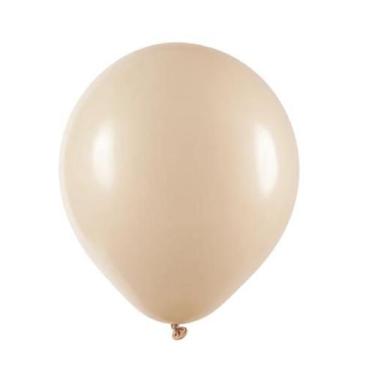 Imagem de BALÃO REDONDO LISO- ART-LATEX Nº 05 - AREIA - Pacote com 50 unidades -
