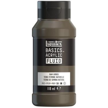 Imagem de Tinta Acrílica Liquitex Basics Fluid 118ml Raw Umber, Fluid