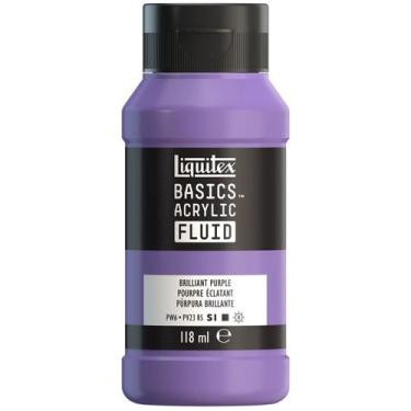 Imagem de Tinta Acrílica Liquitex Basics Fluid 118ml Brilliant Purple, Fluid