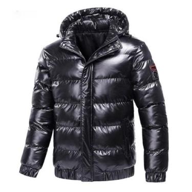 Imagem de Jaqueta Masculina Cromada Blusa Bobojaco Impermeável Puffer Nylon - Sa