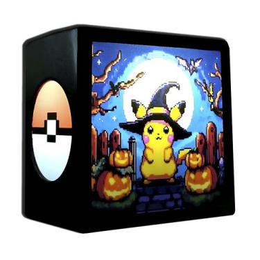 Imagem de Luminária Abajur Gamer Pokémon Pikachu Decoração Geek - Sirius Geek St