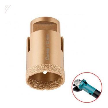 Imagem de Serra Copo Diaman P/ Esmerilhadeira 32mm Porcelanato Mármore - J.B Con