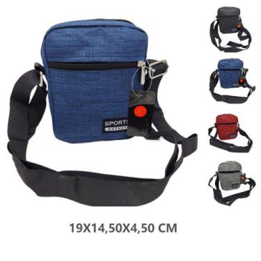 Imagem de Mini Bolsa Transversal Casual Leve Com Zíper Para Homem Corpo Esportiv