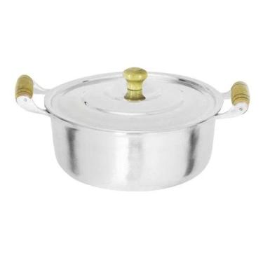 Imagem de Jogo 4 Panelas Caçarolas Aluminio Fundido Polido 26 28 30 32 - OkaySho