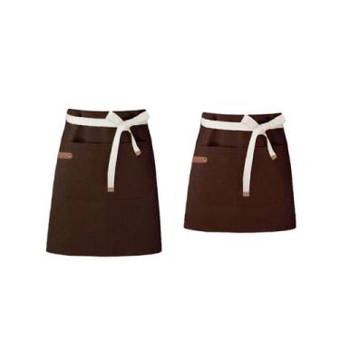Imagem de Avental de Cintura Marrom Cafeteria Barbearia Jardinagem 2un - CASACHA