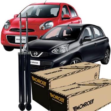 Imagem de Par Amortecedor Traseiro Nissan March Versa 2011 2020 - MONROE