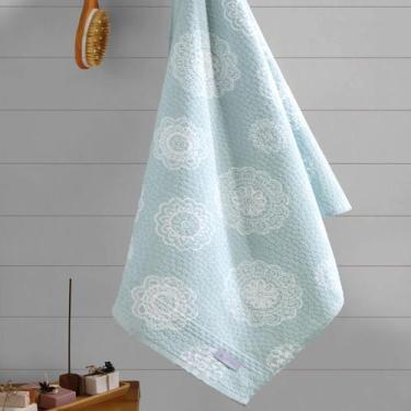 Imagem de Toalha de Banho Döhler Pérola Celine - Dolher, Azul Claro