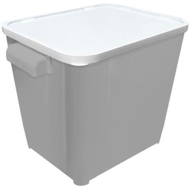 Imagem de Canister Container Armazenador Guarda Ração Cachorro Gato Com Tampa 6,