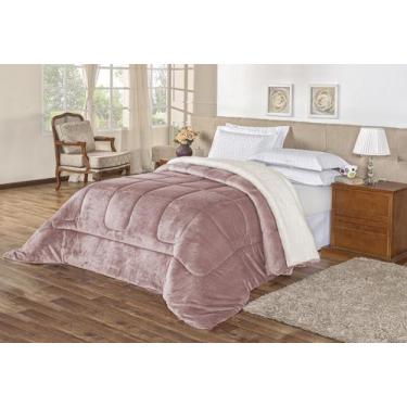 Imagem de Cobertor dupla face queen especial tipo coberdrom pele de carneiro 2,4