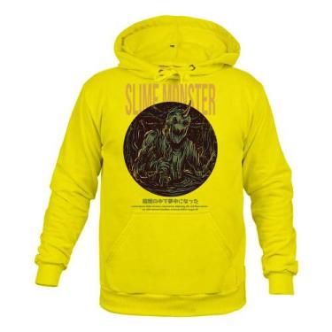 Imagem de Moletom Unissex Canguru Monster - Surprass, Amarelo, P