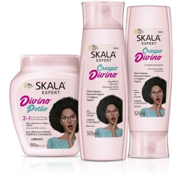Imagem de Kit 3 Skala Divino Potão Shampoo + Condicionador + Creme 1kg